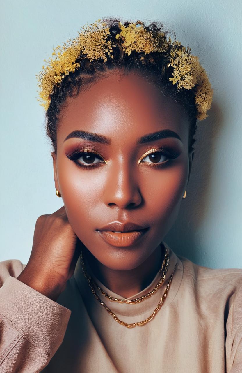 Embrace Nature's Beauty: Afro Bloom