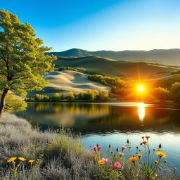 A restored black and white photograph with vibrant colors added, creating a lifelike and dynamic image