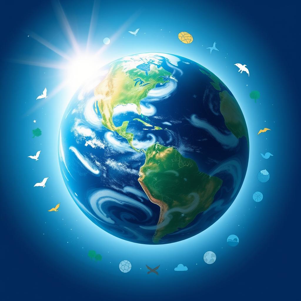 Explore the Vibrancy of Earth: A Stunning Artistic Representation