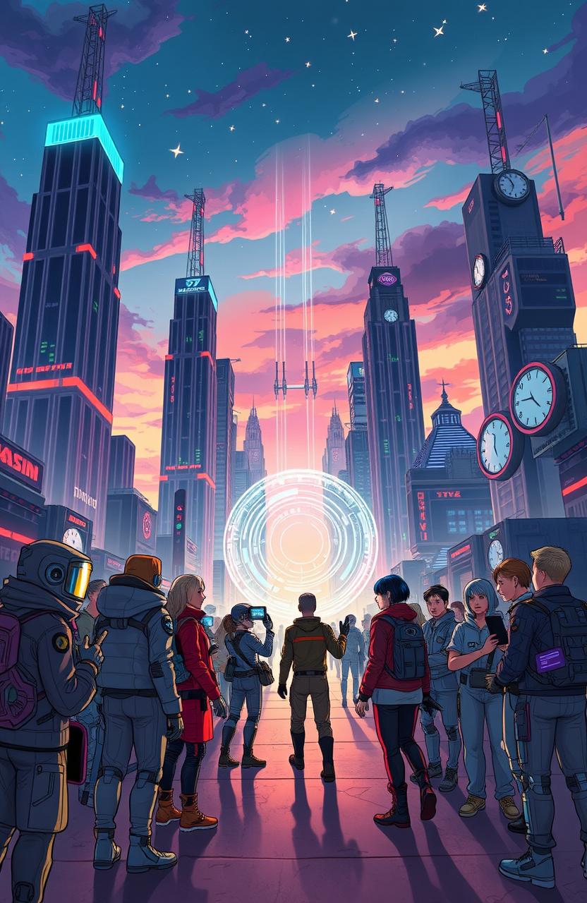 Dive into a Futuristic Time Paradox