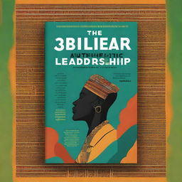 A high-quality digital art piece, acting as a book cover for "The 3 Pillars of Authentic Leadership: Empower, Inspire, Impact" by M