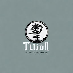 A high-quality logo for the prestigious Tilton Academy, depicted in a sophisticated and bold style