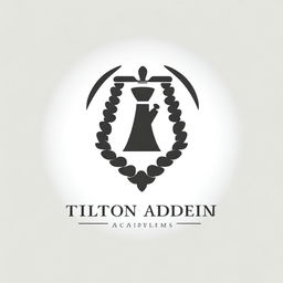 A high-quality logo for the prestigious Tilton Academy, depicted in a sophisticated and bold style