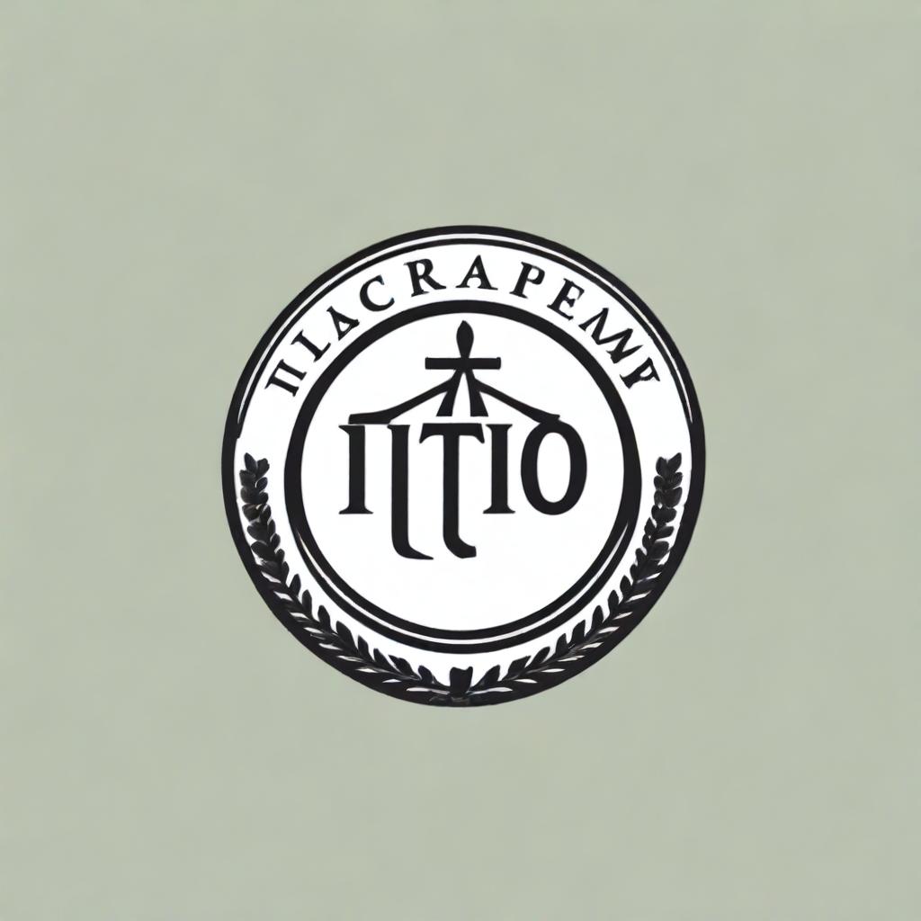 A high-quality logo for the prestigious Tilton Academy, depicted in a sophisticated and bold style