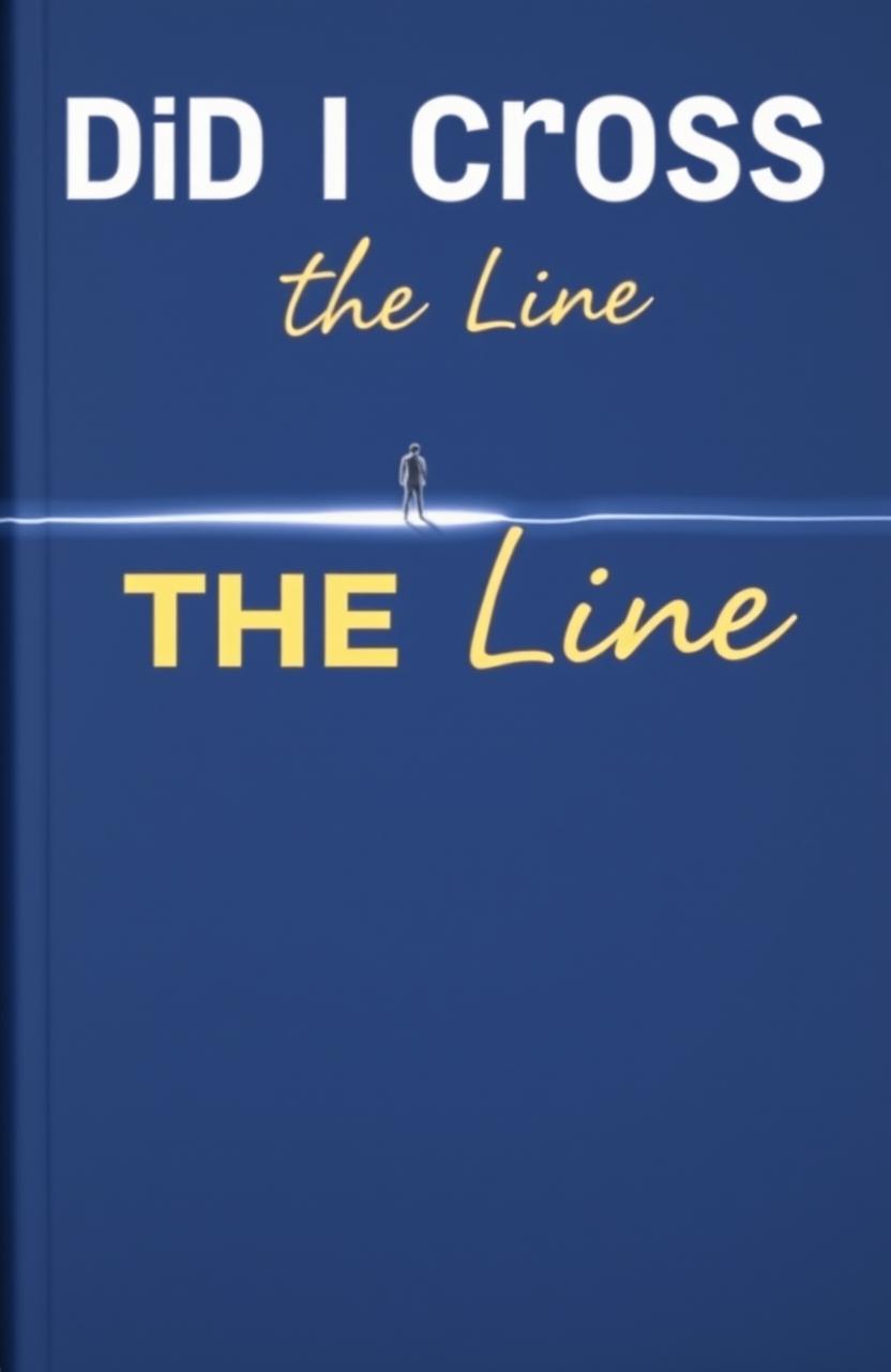 A book cover featuring a deep, rich navy blue background that evokes a sense of mystery, depth, and contemplation