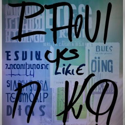 Ignite Your Creativity with Our Bold Writing Poster