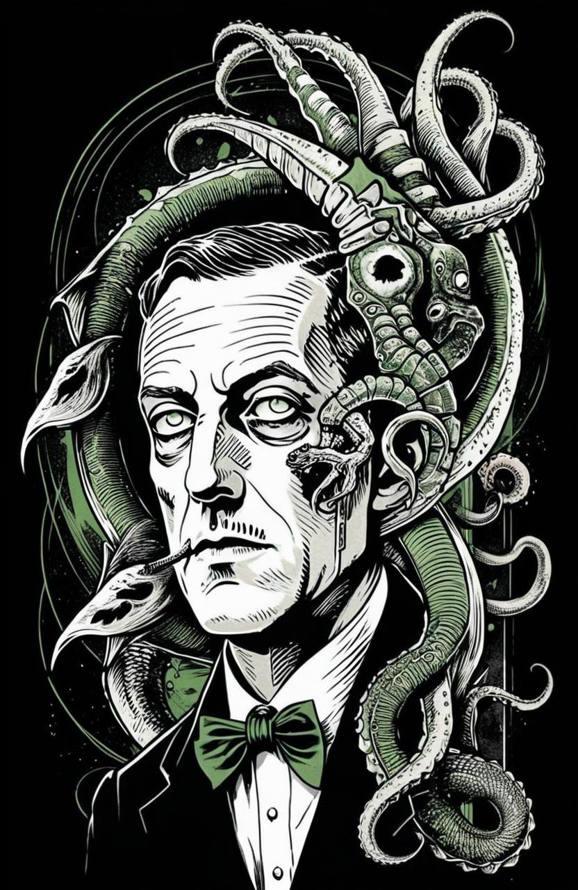 Quirky Octopus in a Suit: A Comic Delight!