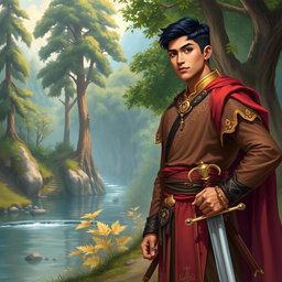 A literary representation of Menalipo, the cousin of Florante from the classic Filipino epic 'Florante at Laura