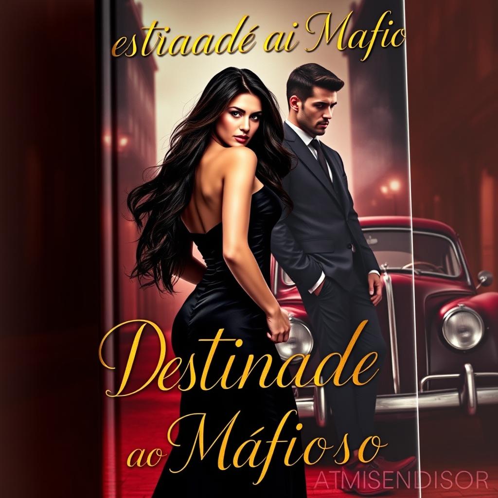 A romantic book cover titled 'Destinada ao Mafioso'