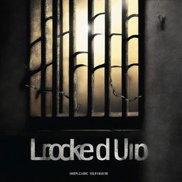 A high-quality, digital art image of a book cover for 'Locked up' by Blake Benner