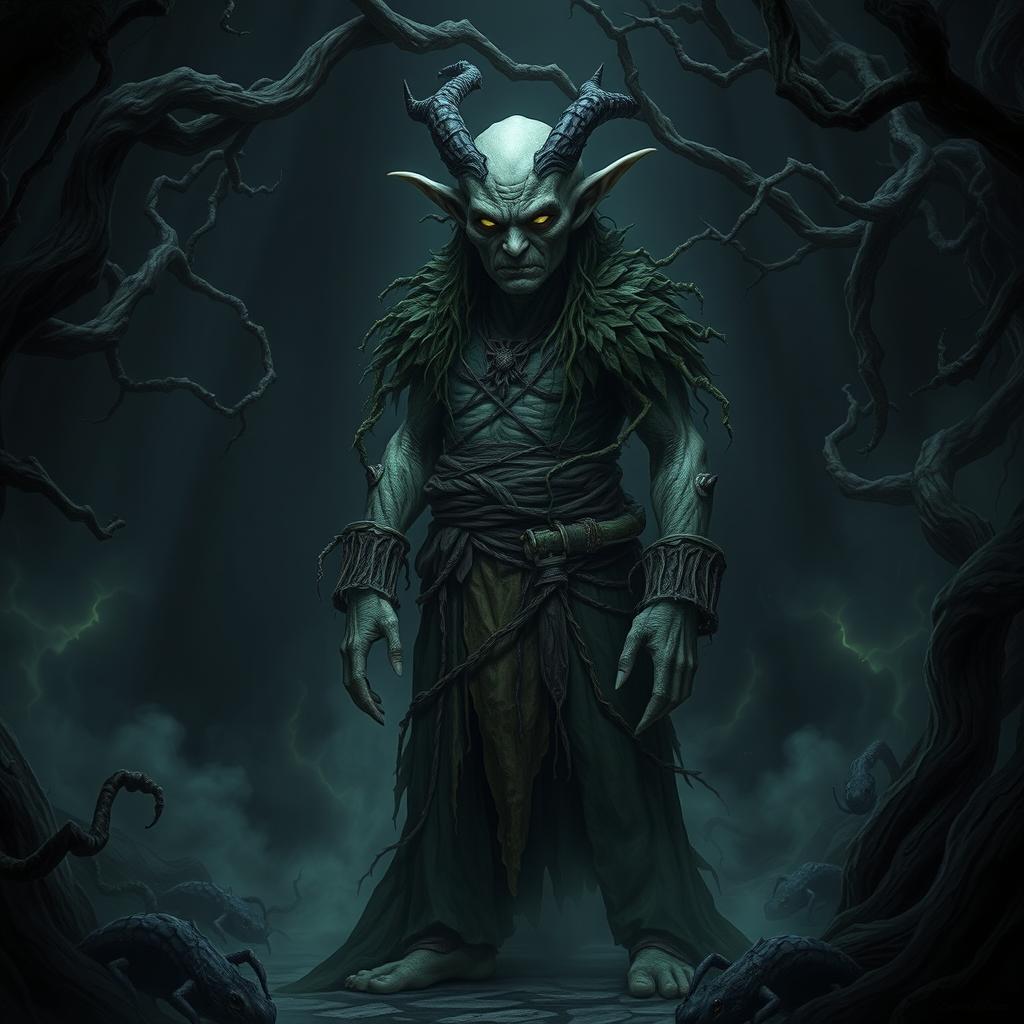 Unleash the Darkness: Sinister Corrupted Elf Druid