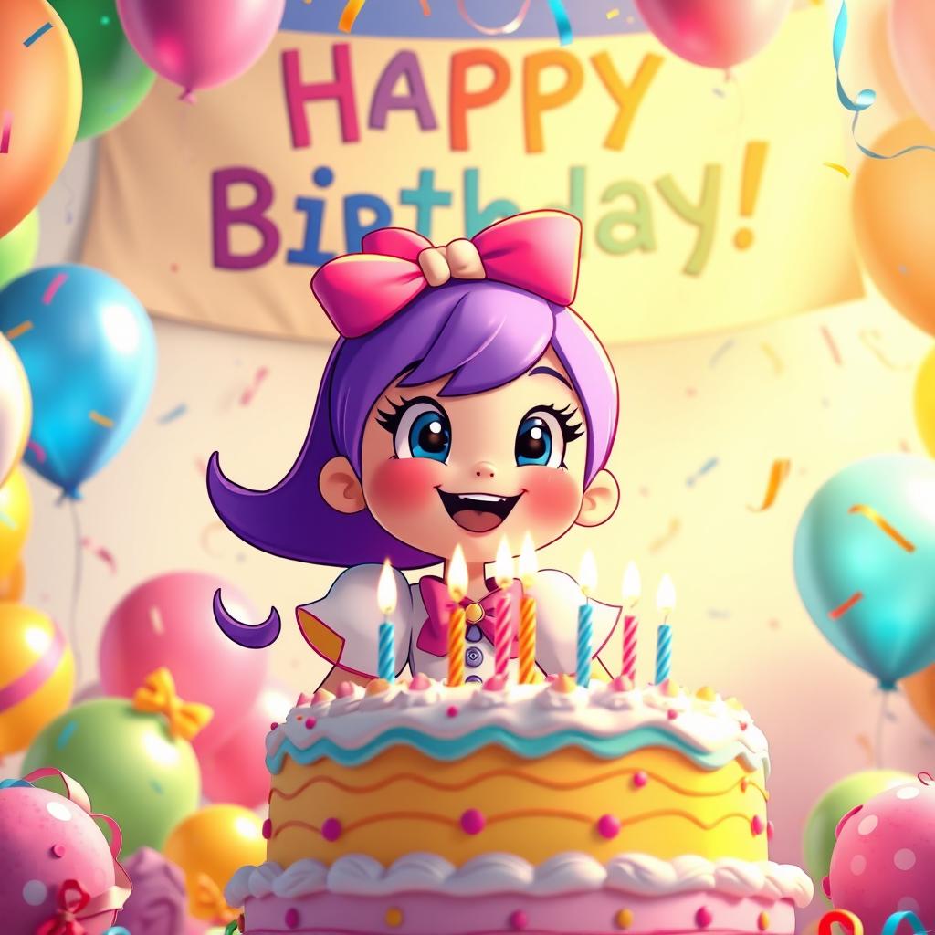 Celebrate with Melody: A Festive Birthday Scene!
