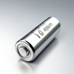 A high-resolution, realistic digital art of a standard AA battery