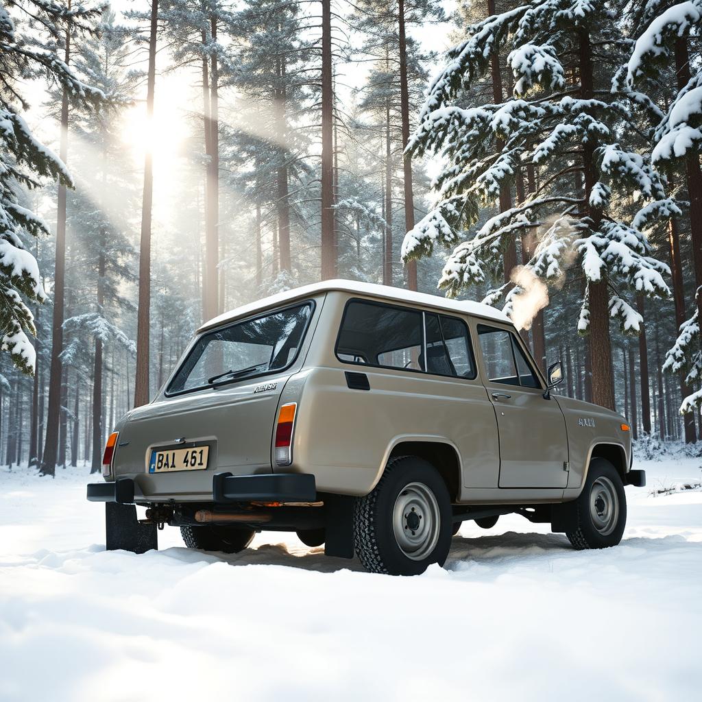 Explore the Retro Charm of the Vintage Renault 9 4x4