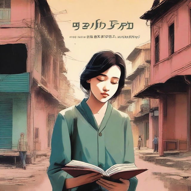 A high-quality digital art image, depicting the cover of a book titled 'Luka dan Pelukan'