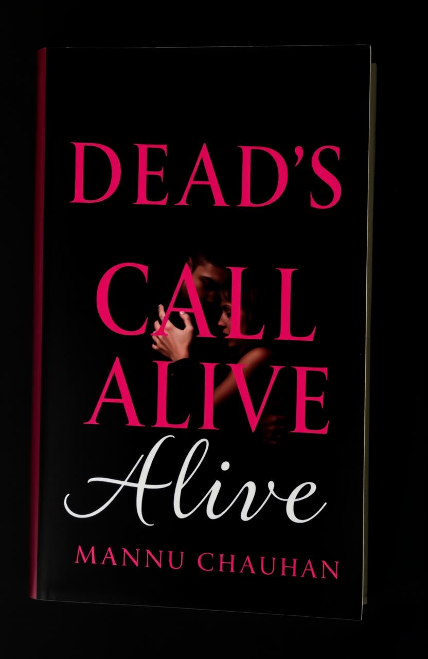 A book cover featuring a dark black background combined with a darkish pink color scheme