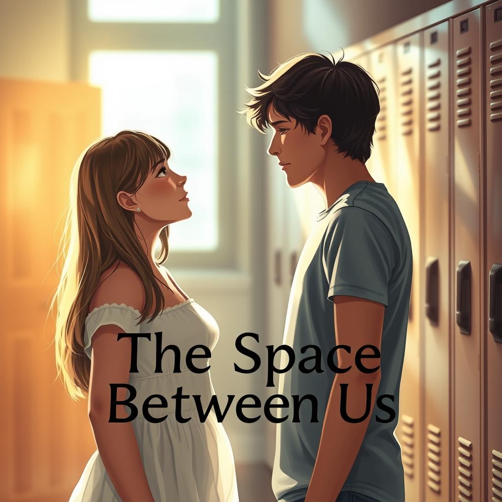 An emotional scene depicting two young adults, a boy and a girl, who are deeply in love but are facing separation due to their career aspirations