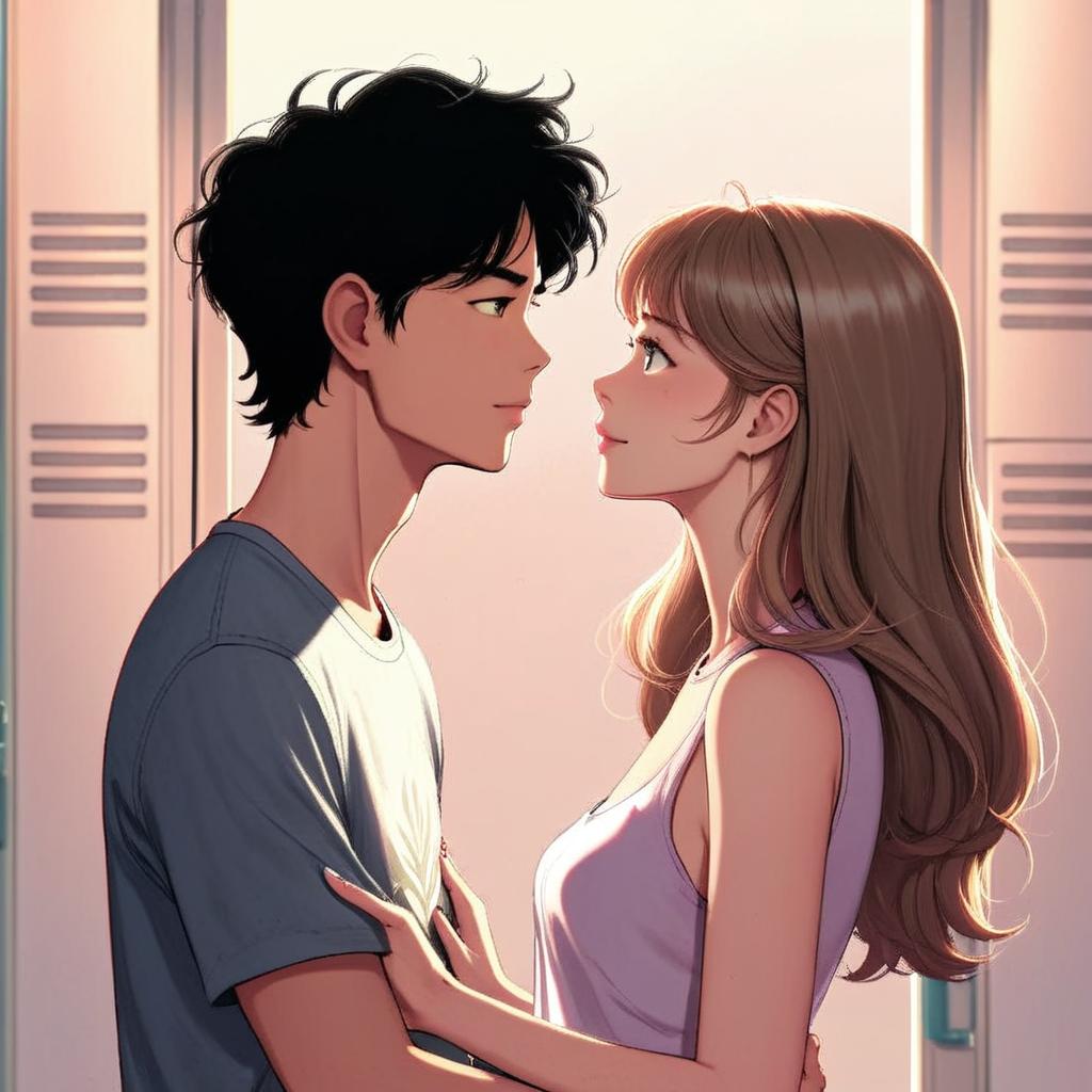 Embrace the Magic of Love: A Romantic Kiss