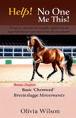 A stunning book cover featuring a graceful horse performing a dressage movement