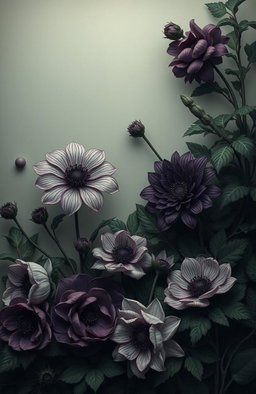 A melancholic scene inspired by the artwork of Charlotte C