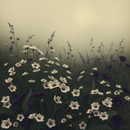 An evocative artwork inspired by 'Hollow Thoughts' by Charlotte C