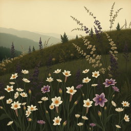 An evocative artwork inspired by 'Hollow Thoughts' by Charlotte C