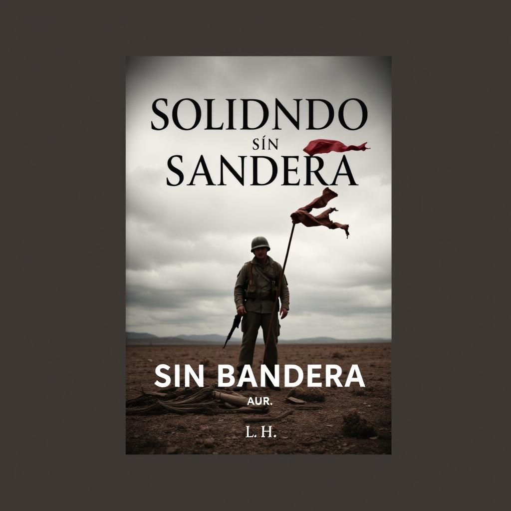 Cover of a book titled 'Soldado sin Bandera' in Spanish, with the author's name 'L