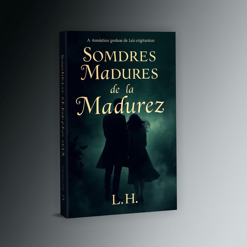 Cover of a book titled 'Sombras de la Madurez' in Spanish, featuring the author's name 'L