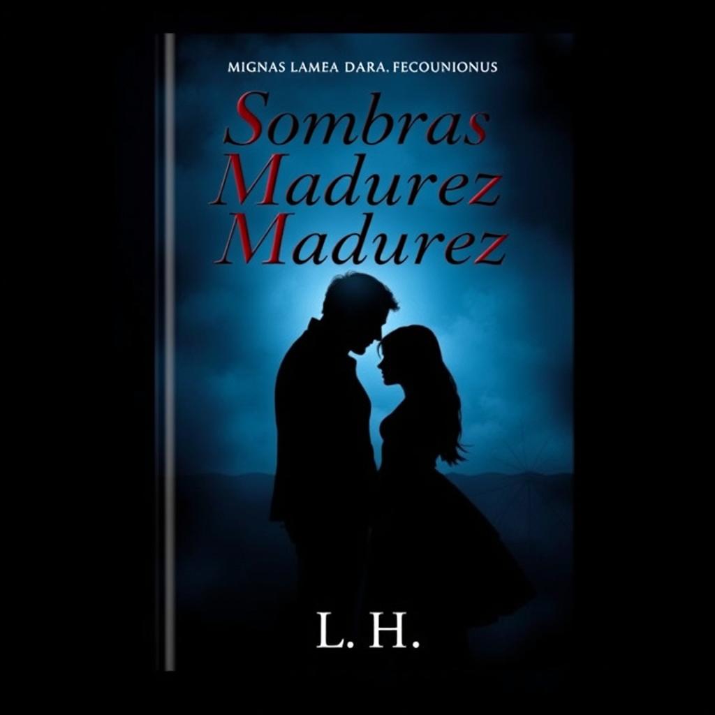 Cover of a book titled 'Sombras de la Madurez' in Spanish, featuring the author's name 'L