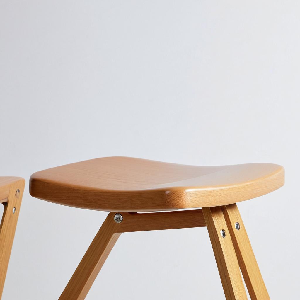 Cozy Minimalist Interior | Chic Stool & Chair
