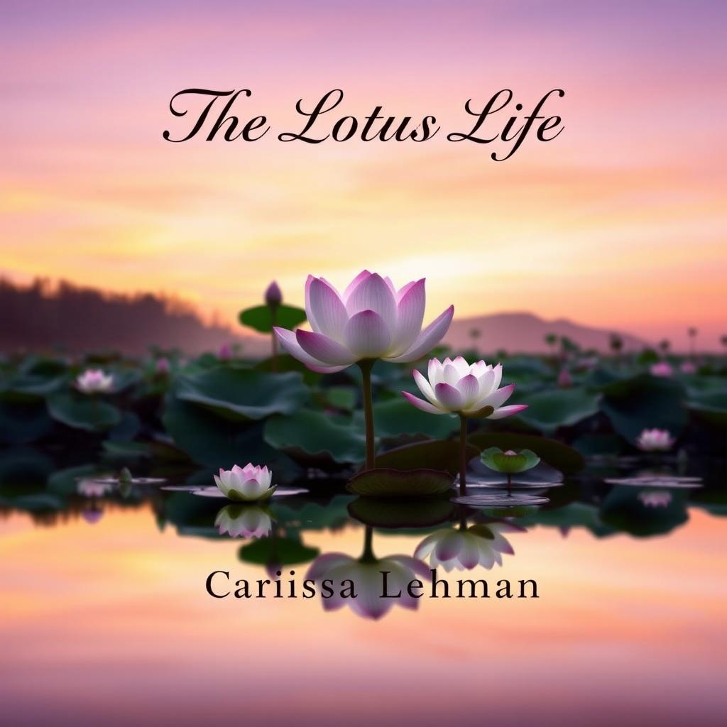 A beautifully designed book cover featuring a soft-colored sunset background that evokes tranquility