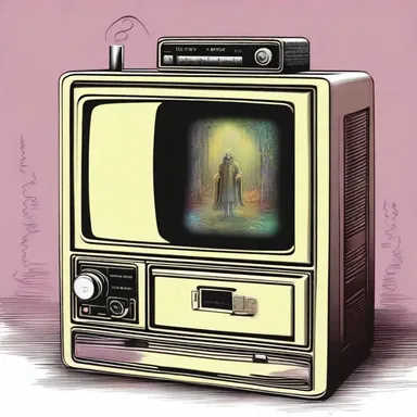 In the fantasy movie, the characters used a magic VCR to enter different realms.