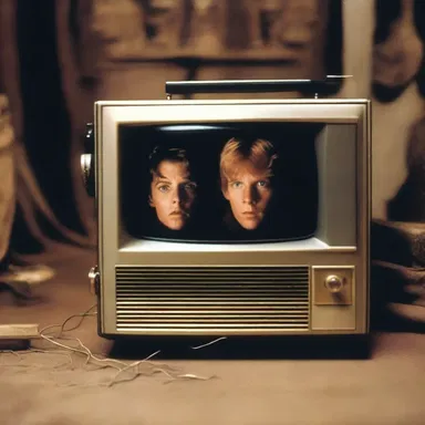 In the fantasy movie, the characters used a magic VCR to enter different realms.