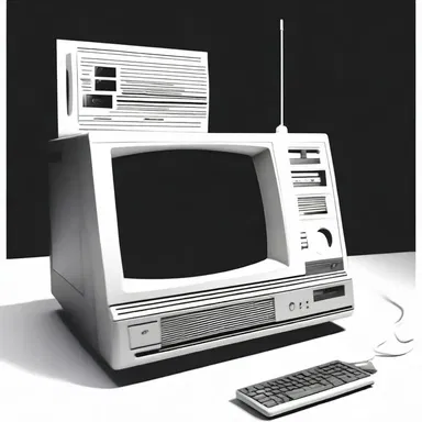 In the science fiction novel, a VCR was invented that could project memories onto a screen.