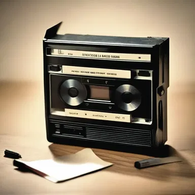 In the mystery novel, the detective found a VCR tape containing crucial evidence.