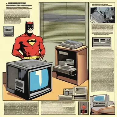 The superhero's secret hideout had a high-tech VCR for analyzing surveillance footage.