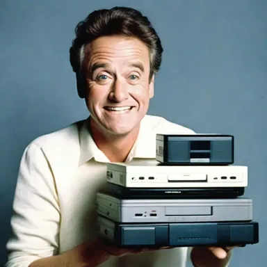 The comedian joked about VCRs, saying they were ancient artifacts compared to streaming services.