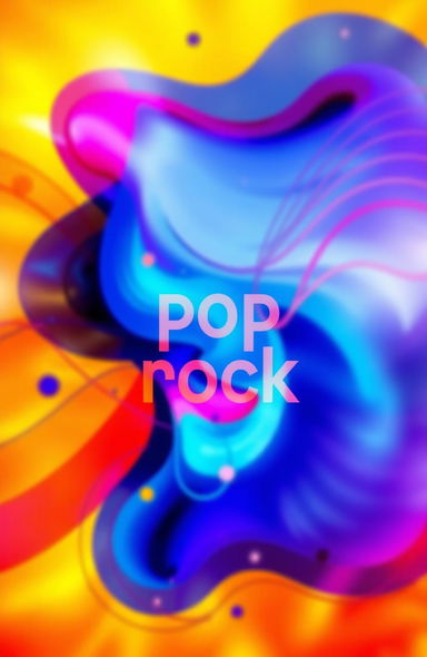 A vibrant and engaging album cover for a pop rock music album inspired by the style of Gustavo Cerati