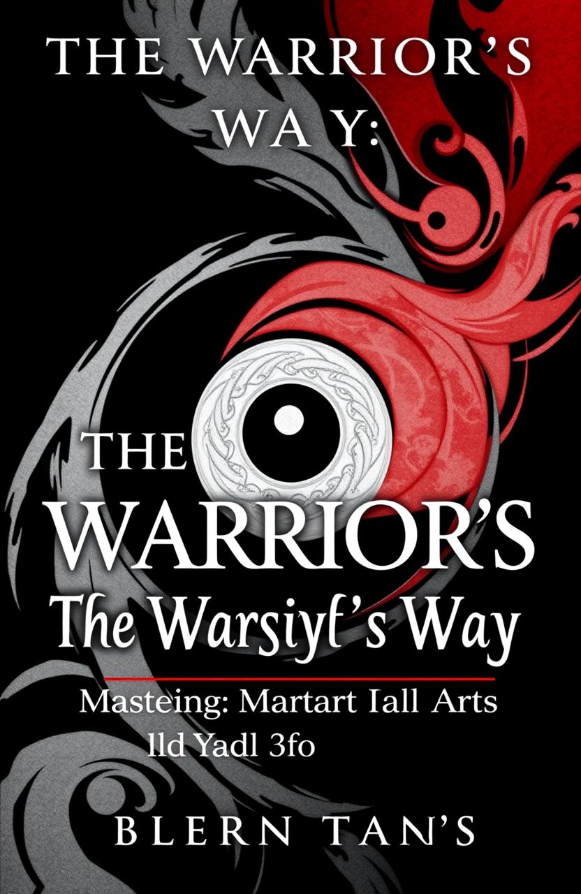An elegant e-book cover featuring the title "The Warrior’s Way: Mastering Martial Arts Through Yin and Yang" prominently displayed