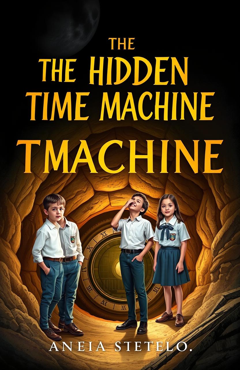 A book cover for 'THE HIDDEN TIME MACHINE'
