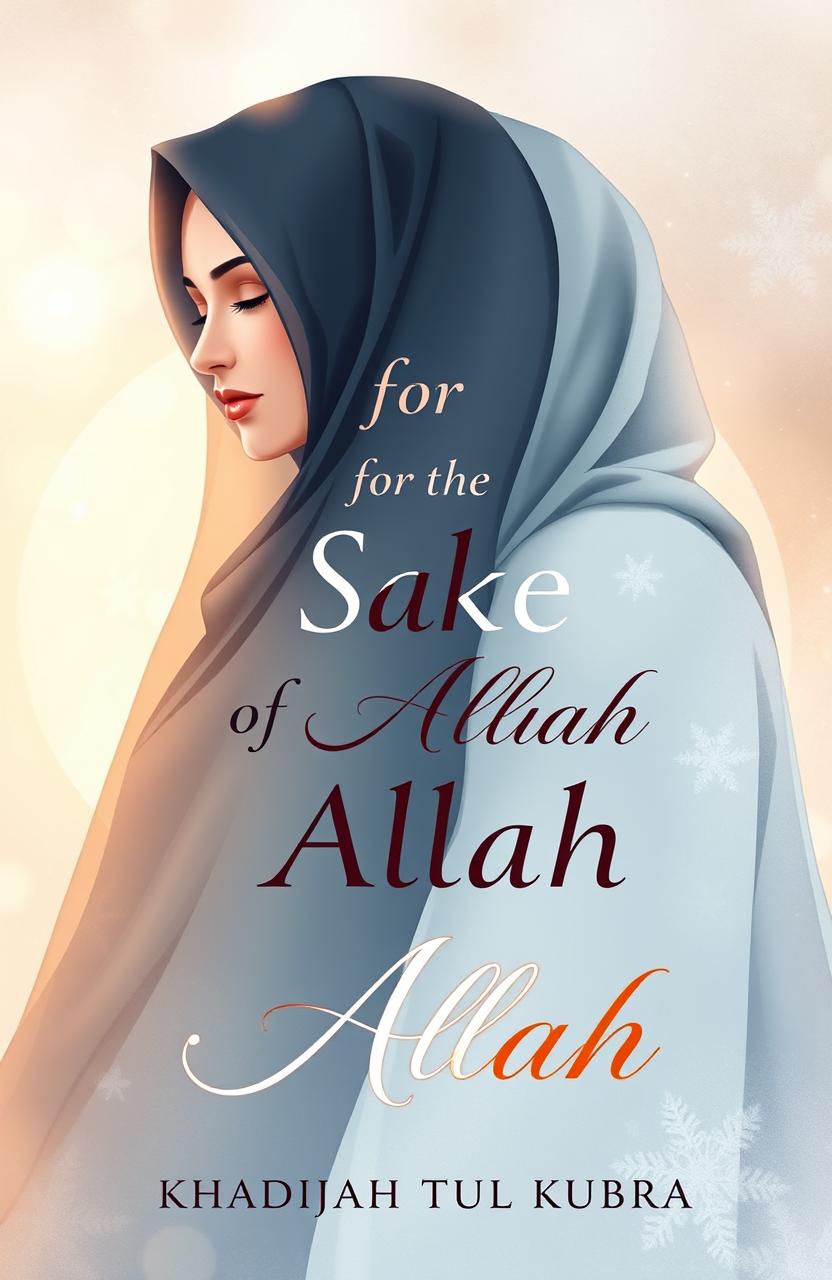 A book cover illustration that captures the essence of spirituality and friendship within the context of Sufism