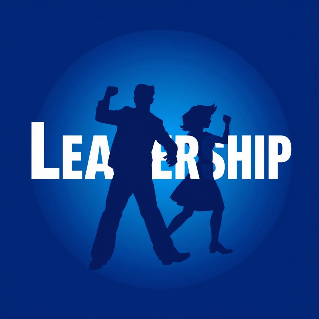 A visually striking image that represents the concept of leadership through an animated silhouette, without depicting any specific person