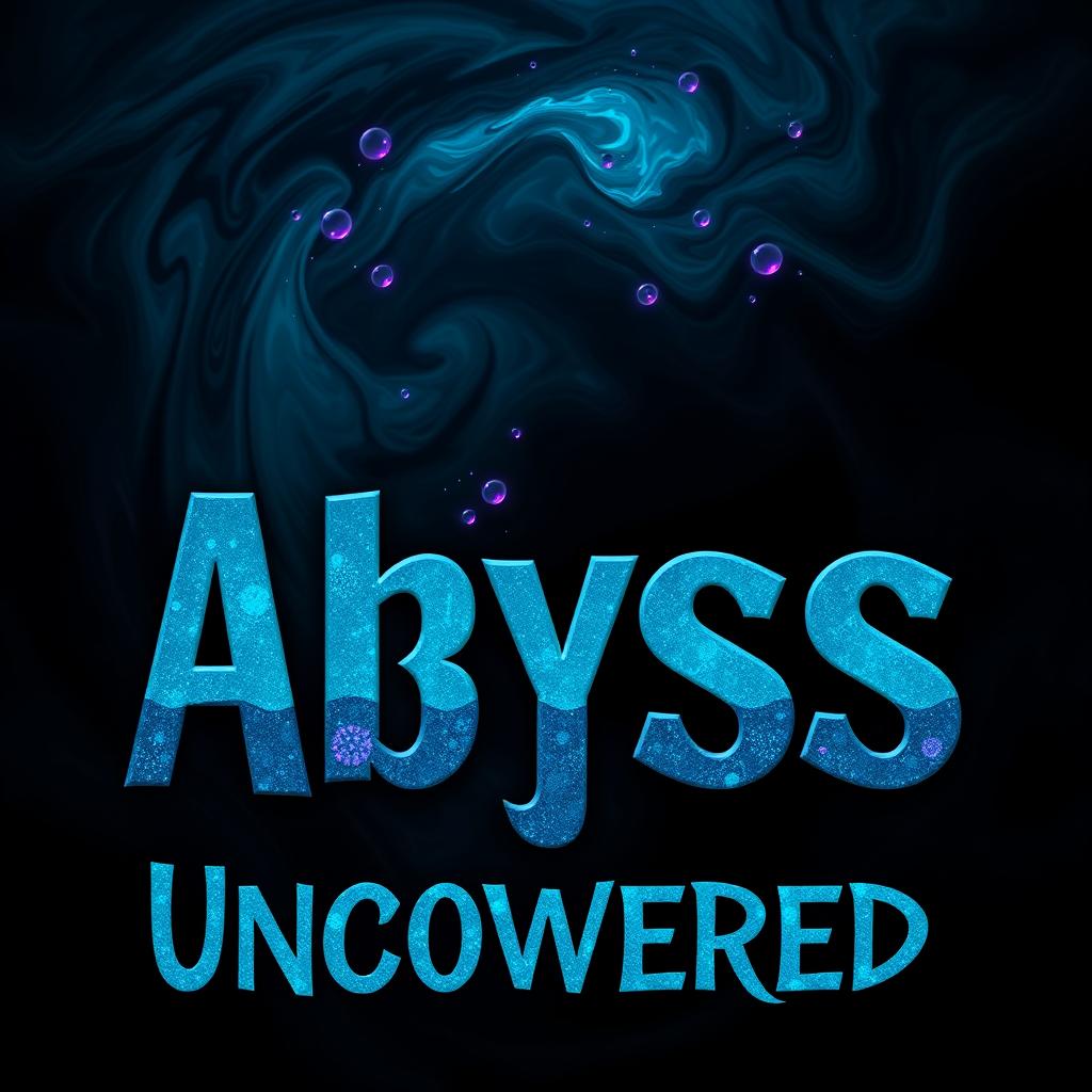 An eye-catching profile picture for a YouTube channel named 'Abyss Uncovered'