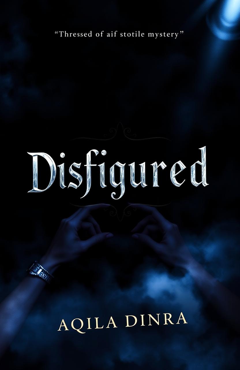 A stunning book cover filled with mystery, featuring the title 'Disfigured' prominently displayed in an intriguing font