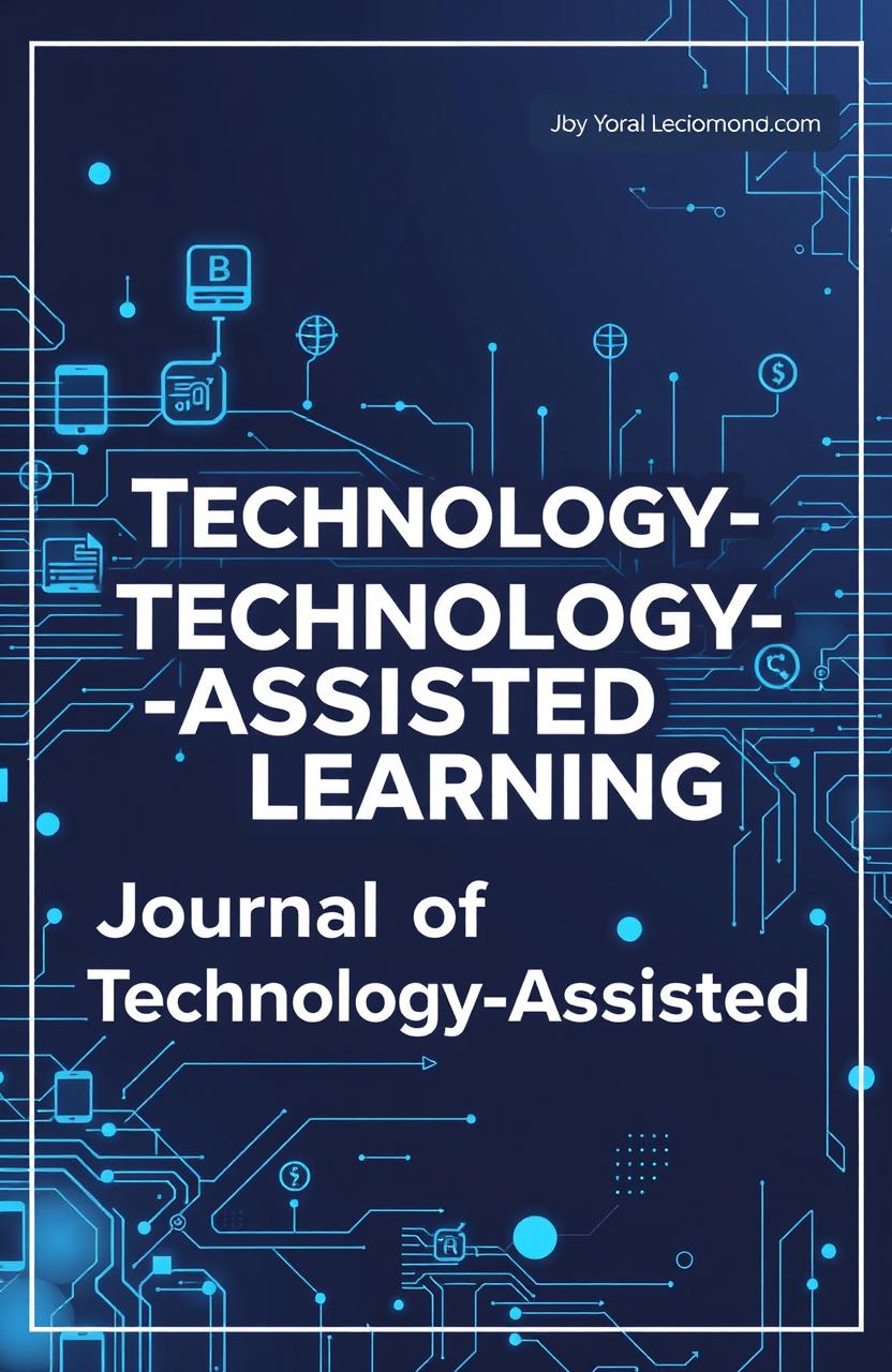 A modern and professional book cover design for the 'Journal of Technology-Assisted Learning'