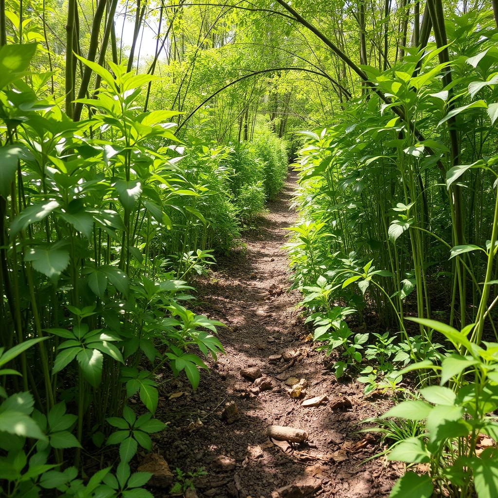 Discover Tranquility: Serene Bamboo Forest Path