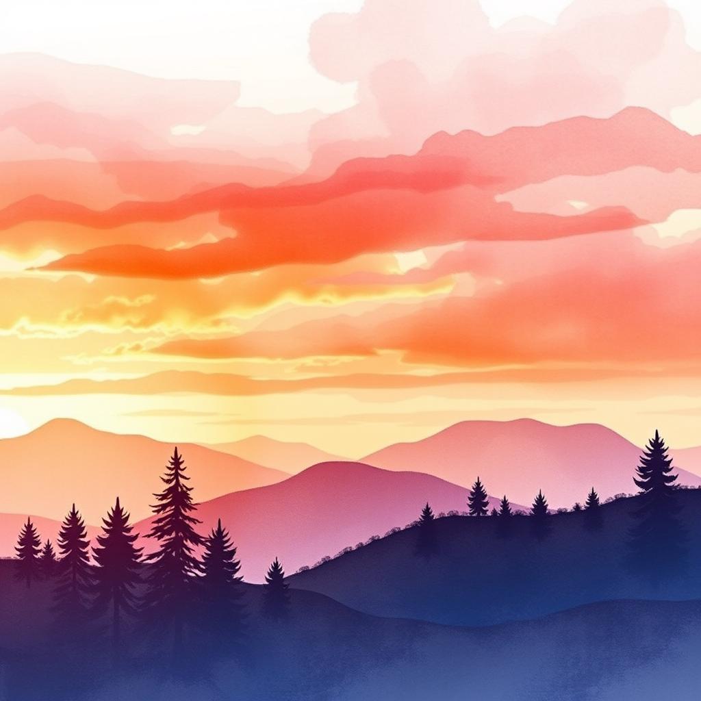 A beautiful and serene book cover design depicting a romantic sunset scene inspired by twilight