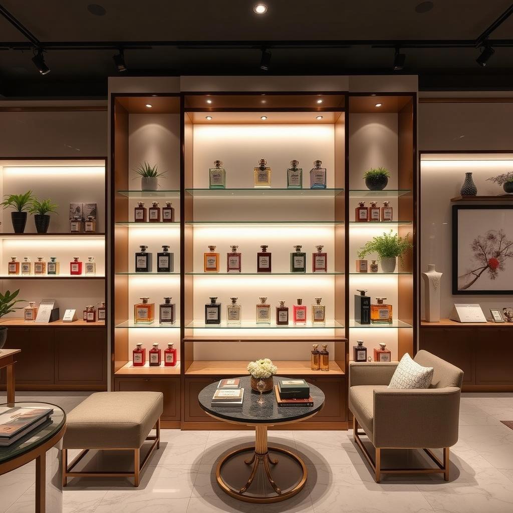 Step Into Elegance: Perfume Boutique Interior