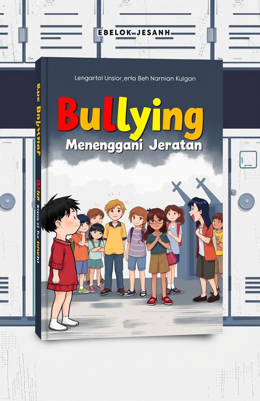 A book cover design focused on the theme of bullying