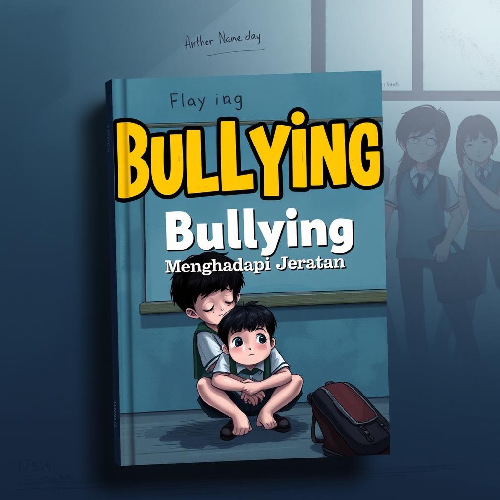 A book cover design focused on the theme of bullying, without any author's name included